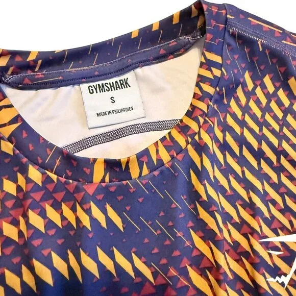 Small Gymshark Sport Crop Tank Neptune Purple Top  Gym Shark - Picture 3 of 10